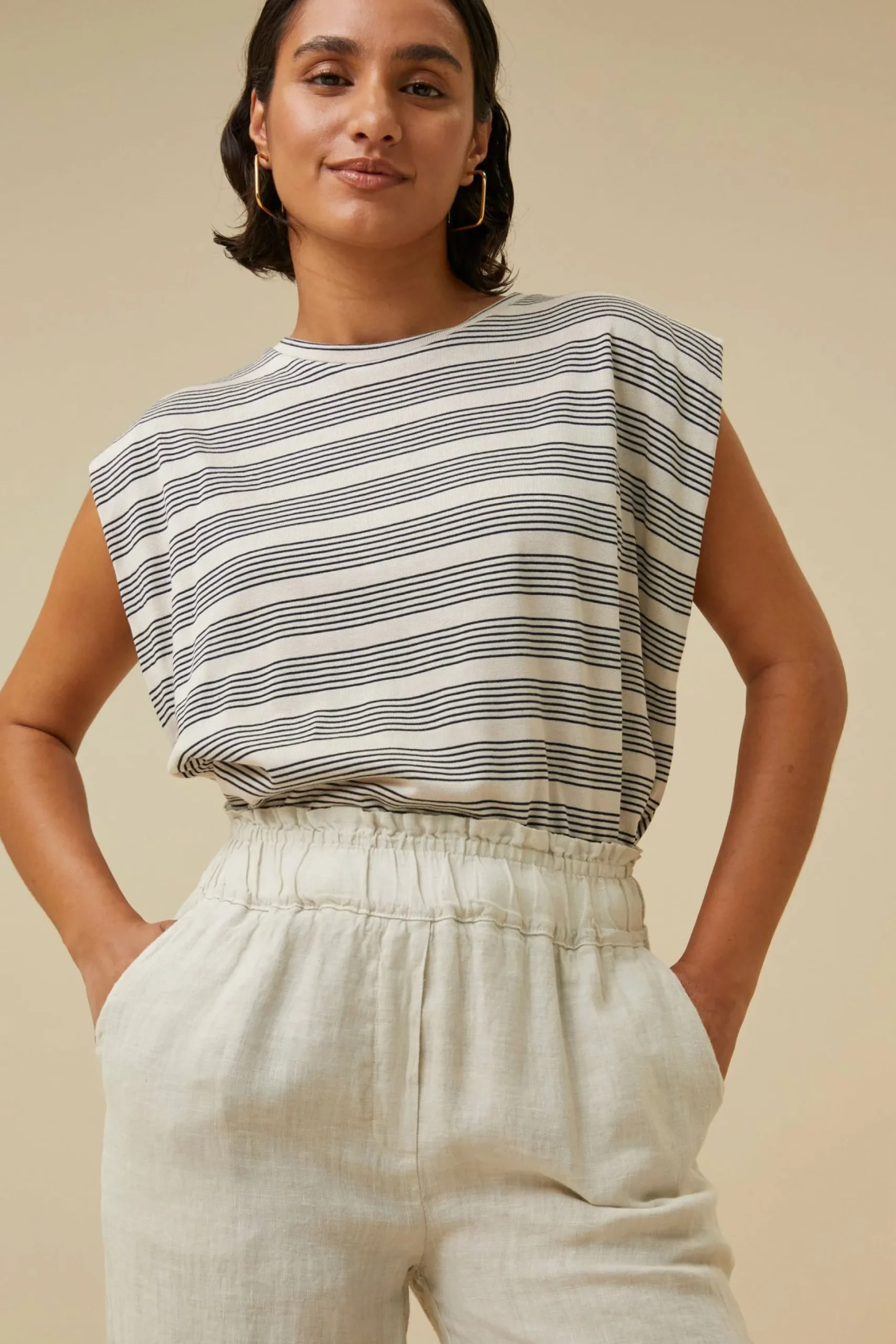 By bar Co-Ord Sets<Robyn Linen Pant