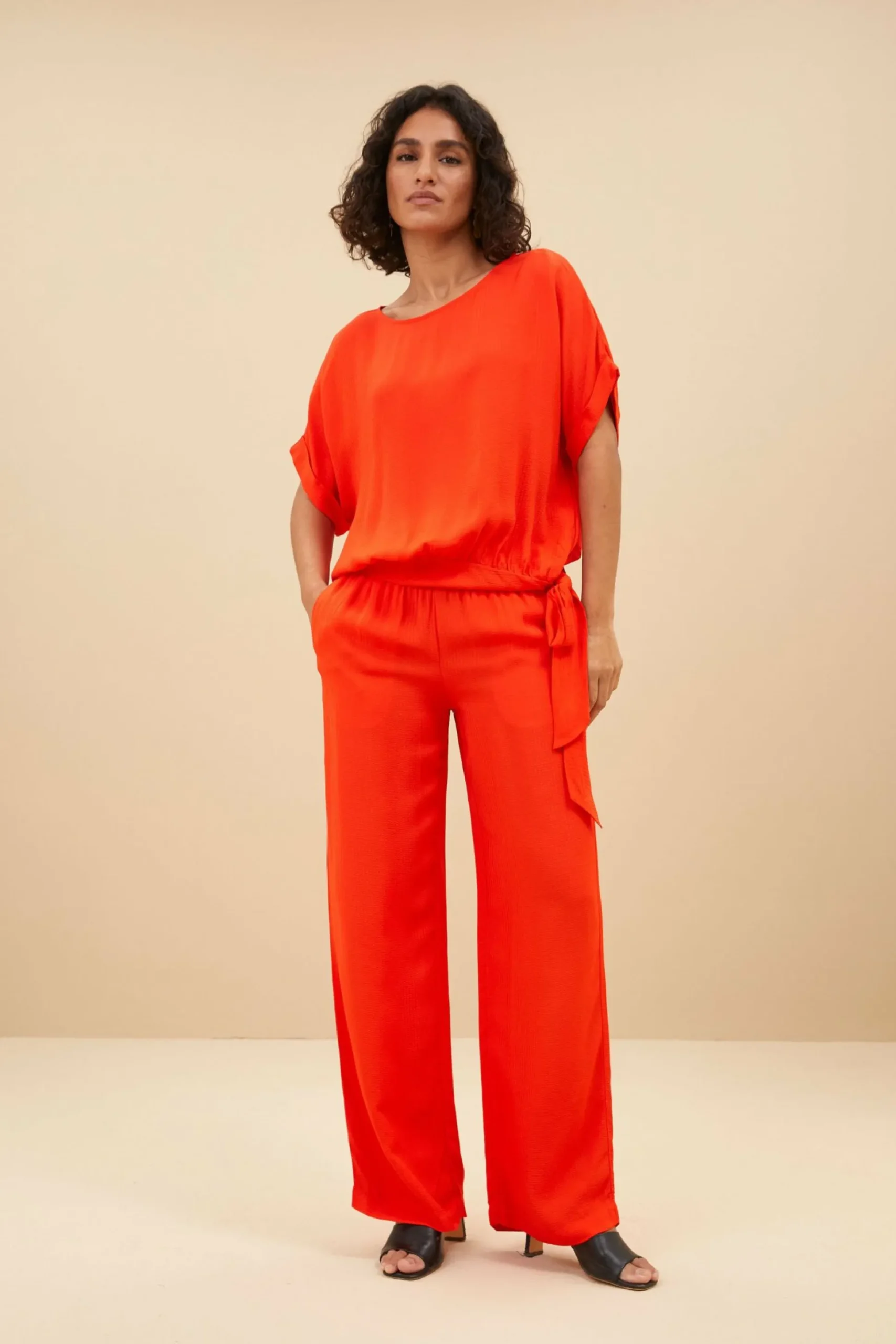 By bar Co-Ord Sets<Robyn Satin Stripe Pant