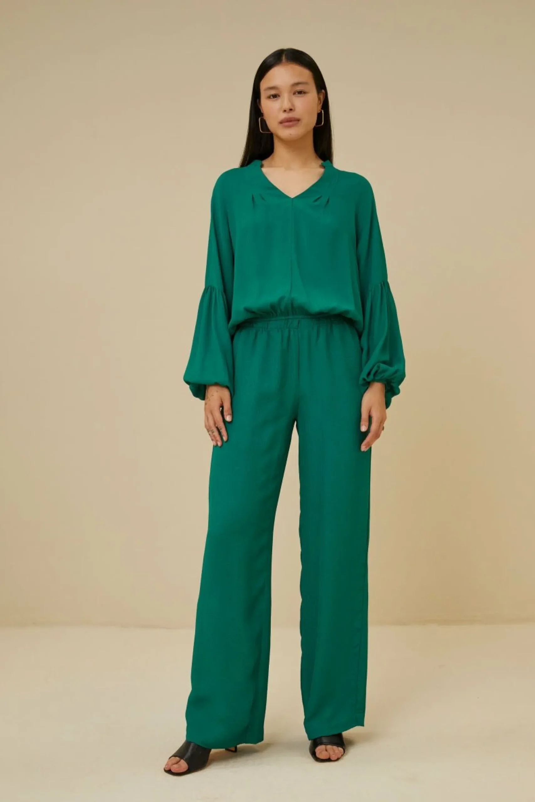 By bar Broeken<Robyn Satin Stripe Pant