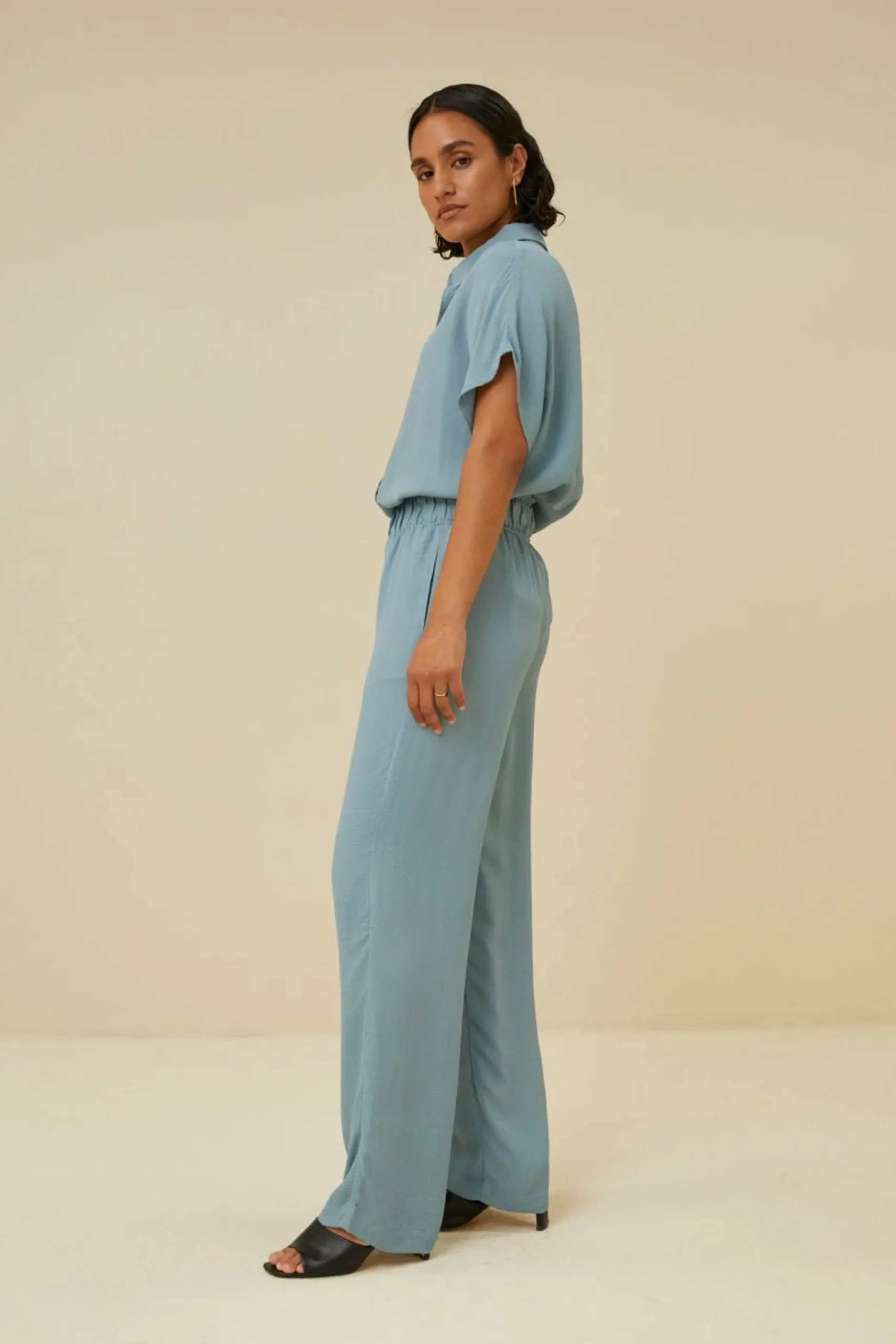 By bar Broeken<Robyn Satin Stripe Pant