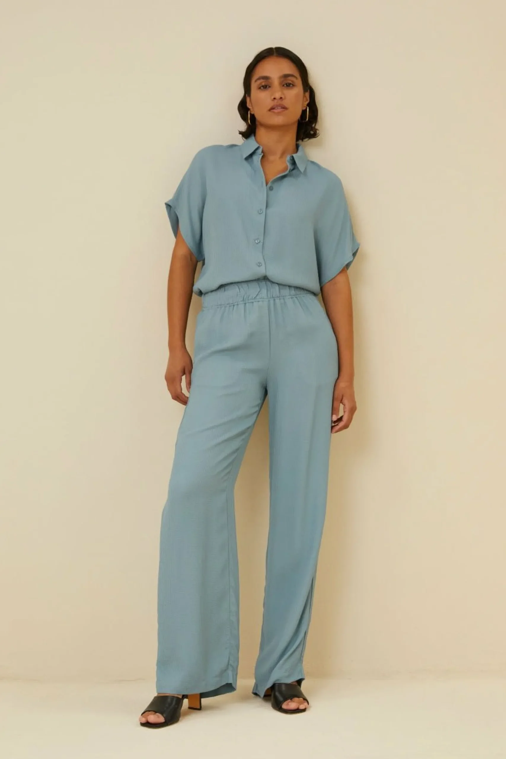 By bar Broeken<Robyn Satin Stripe Pant