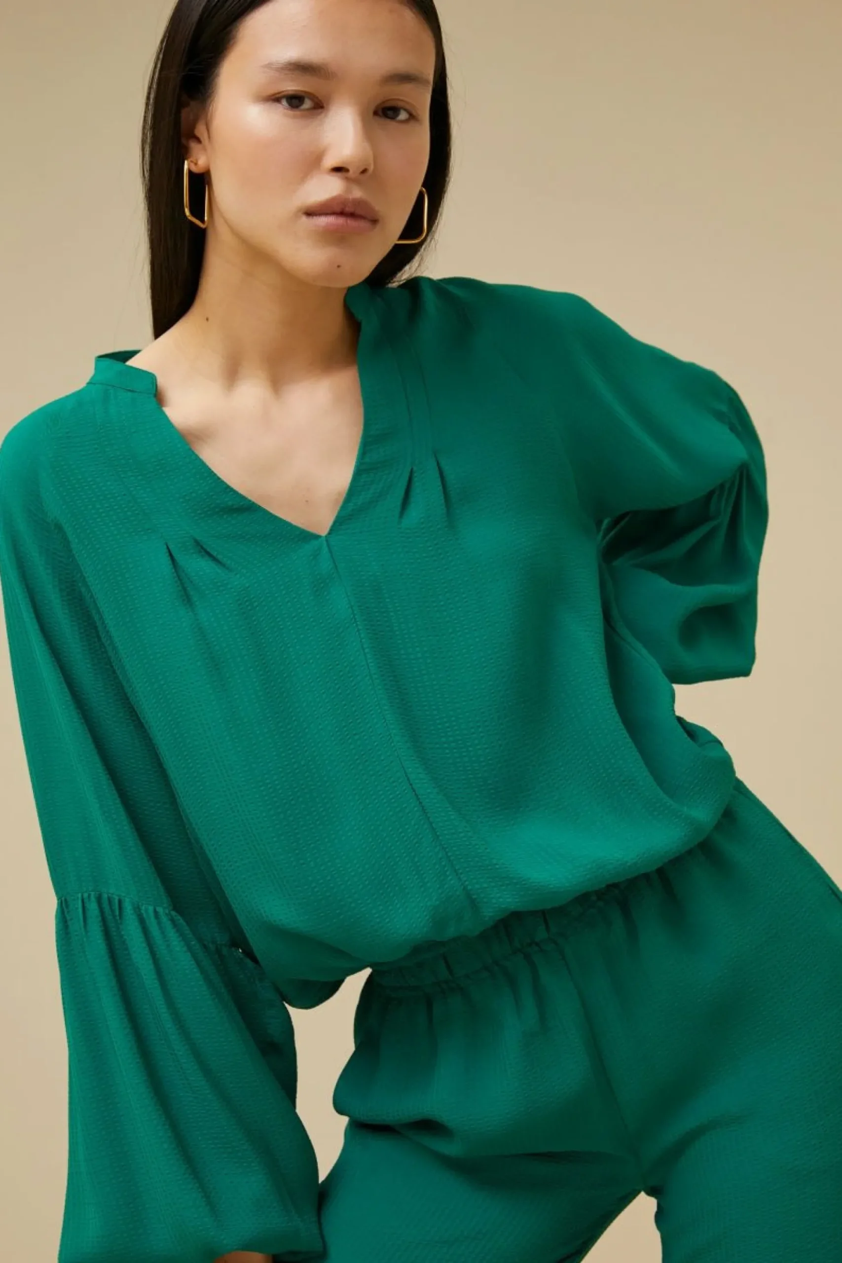 By bar Broeken<Robyn Satin Stripe Pant