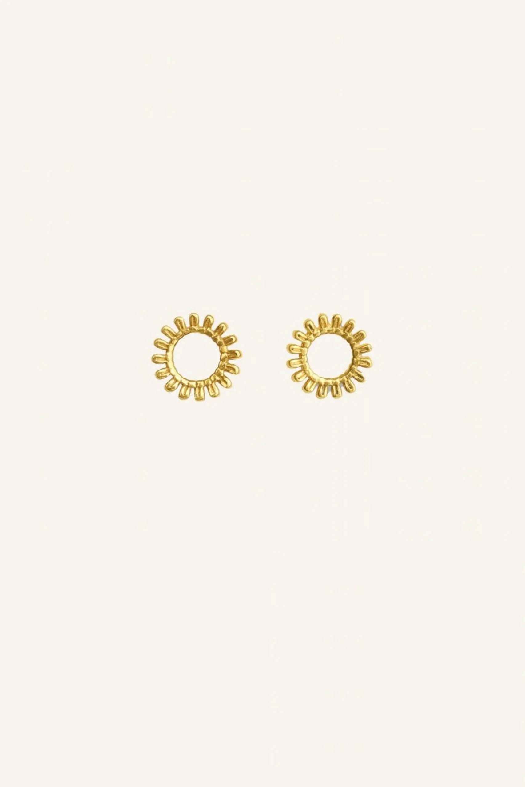 By bar Oorbellen<Ruby Stud Earring