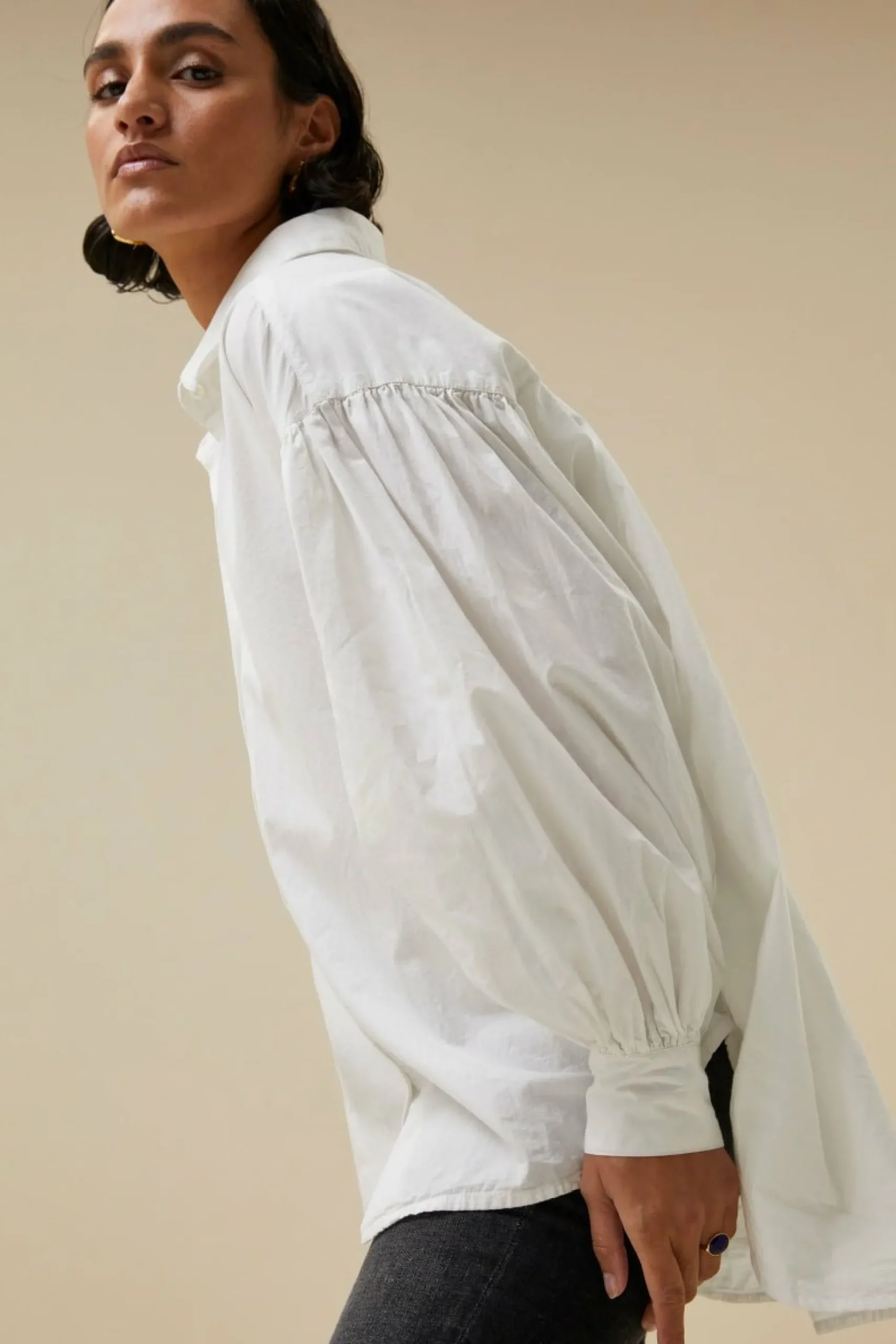 By bar Blouses<Sarah Poplin Blouse