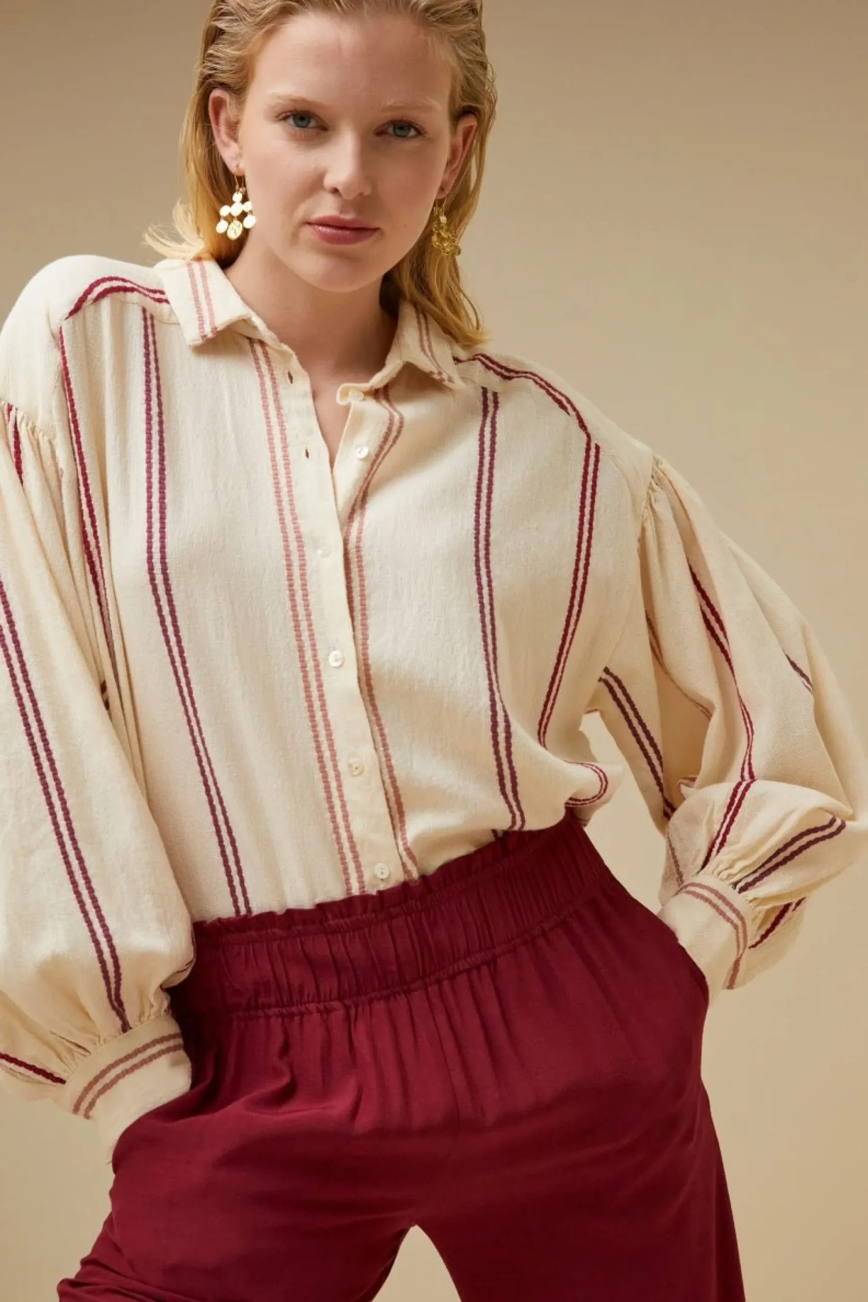 By bar Blouses<Sarah Short Athia Blouse