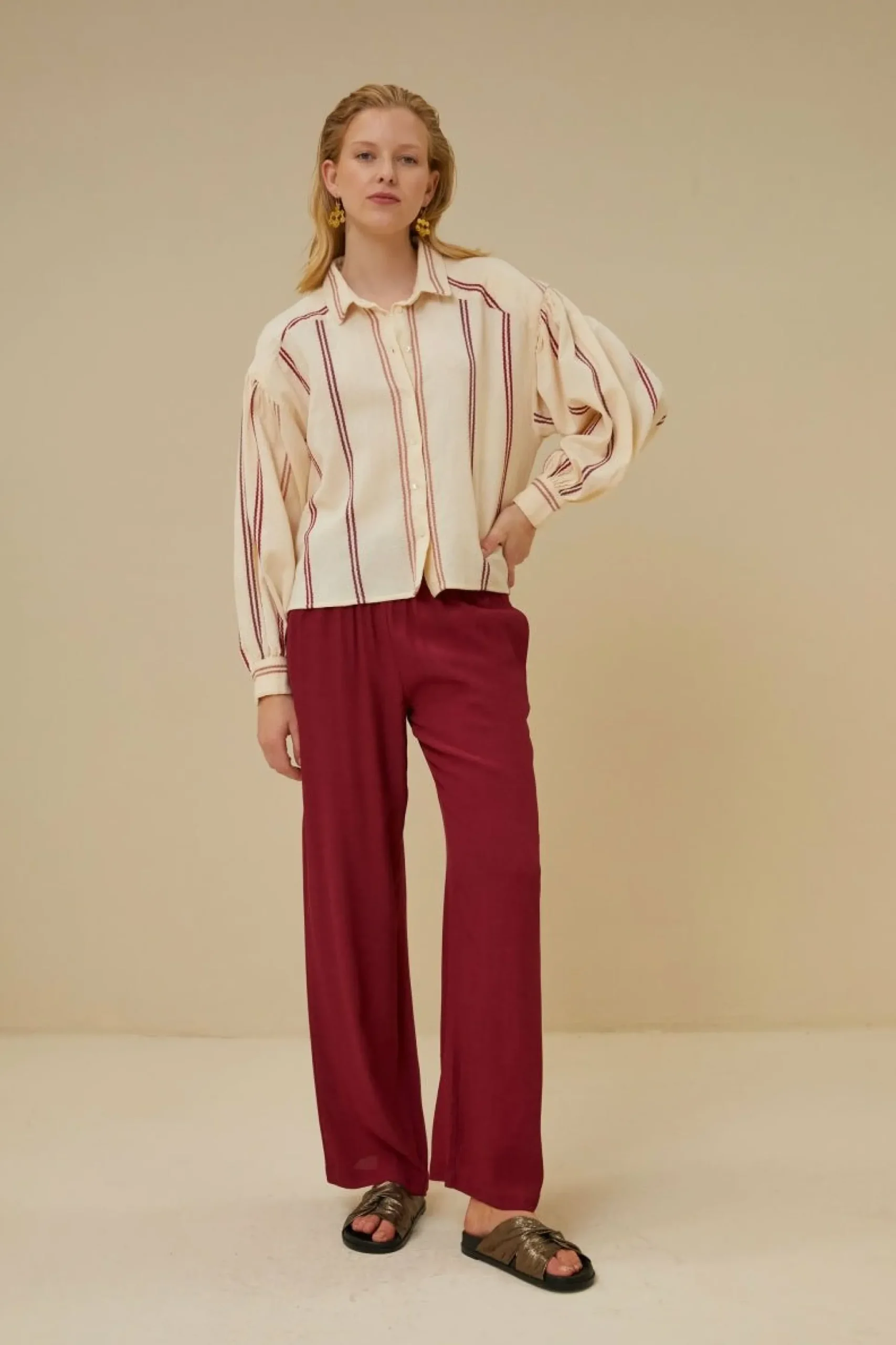 By bar Blouses<Sarah Short Athia Blouse