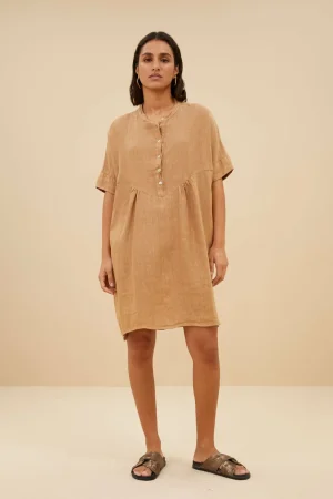 By bar Jurken<Tais Linen Dress