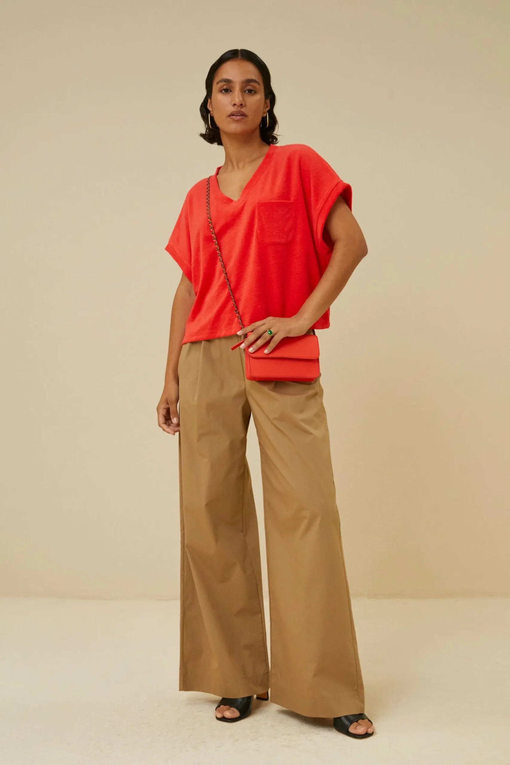 By bar Tops & Shirts<Tammie Slub Top