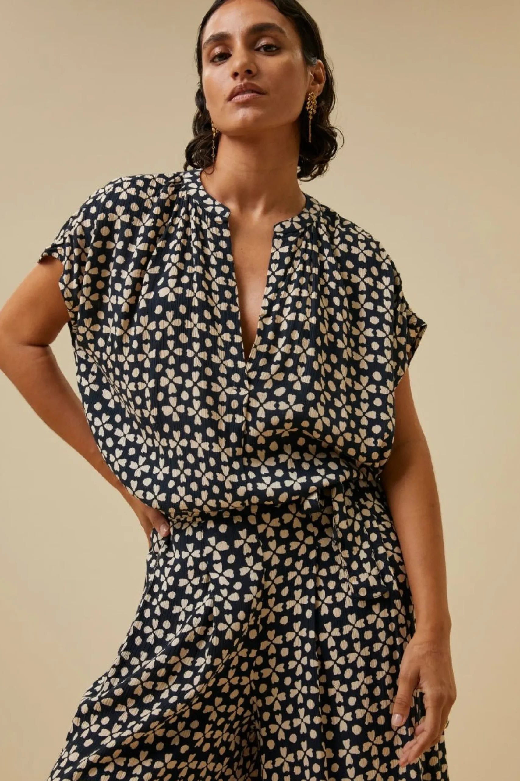 By bar Co-Ord Sets<Victoria Khandi Blouse